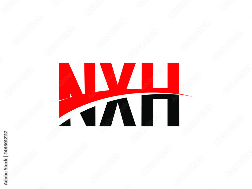 NXH Letter Initial Logo Design Vector Illustration NXH Letter Initial Logo Design Vector Illustration