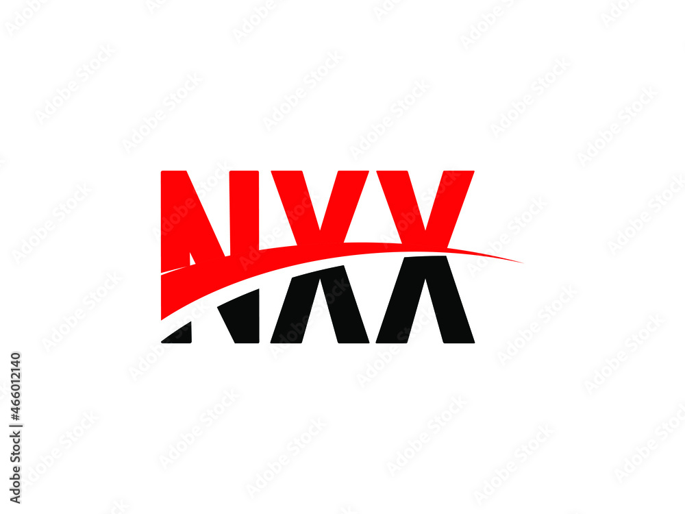 Fototapeta premium NXX Letter Initial Logo Design Vector Illustration