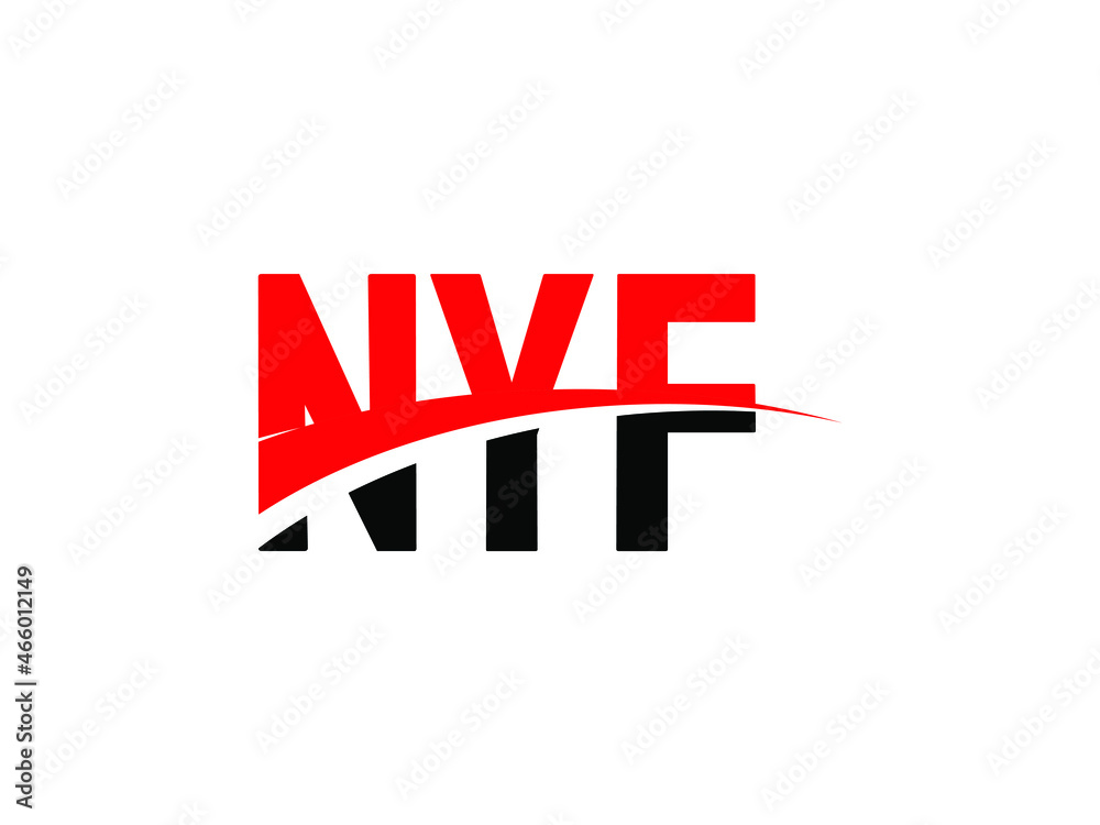 NYF Letter Initial Logo Design Vector Illustration NYF Letter Initial Logo Design Vector Illustration