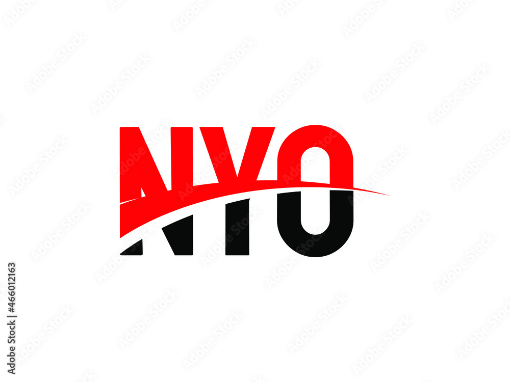 NYO Letter Initial Logo Design Vector Illustration NYO Letter Initial Logo Design Vector Illustration