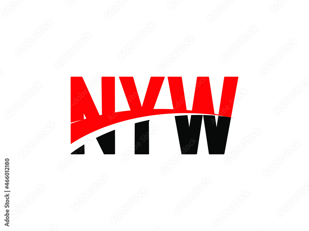 NYW Letter Initial Logo Design Vector Illustration NYW Letter Initial Logo Design Vector Illustration