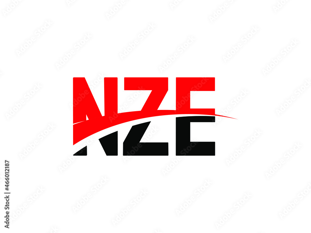 NZE Letter Initial Logo Design Vector Illustration NZE Letter Initial Logo Design Vector Illustration