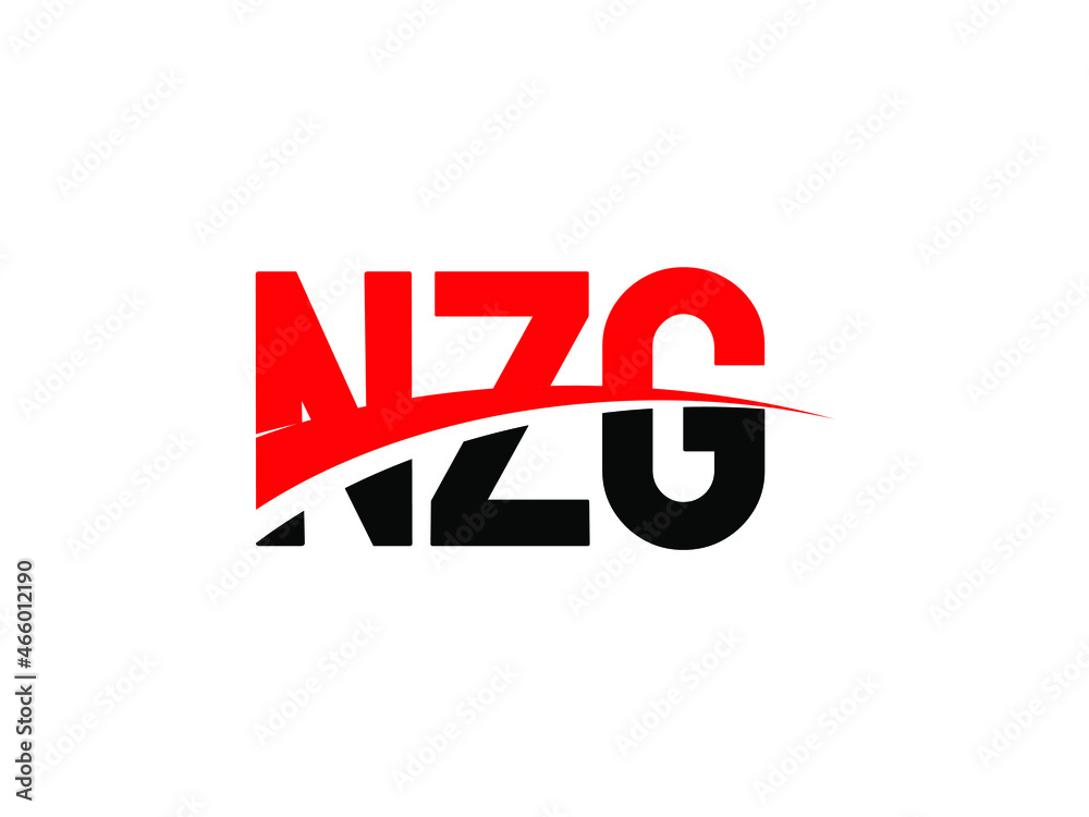 Obraz premium NZG Letter Initial Logo Design Vector Illustration