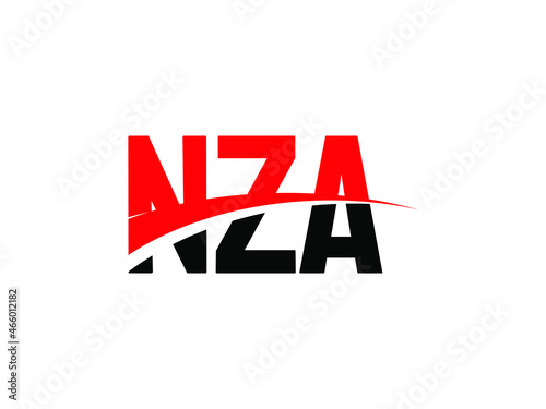 NZA Letter Initial Logo Design Vector Illustration photo