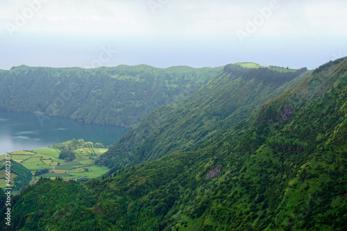 amazing landscape on the azores islands