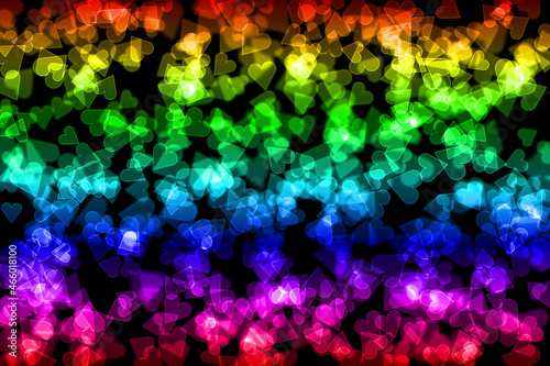 Abstract bokeh defocus glitter blur background