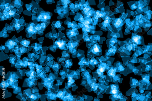 Abstract bokeh defocus glitter blur background