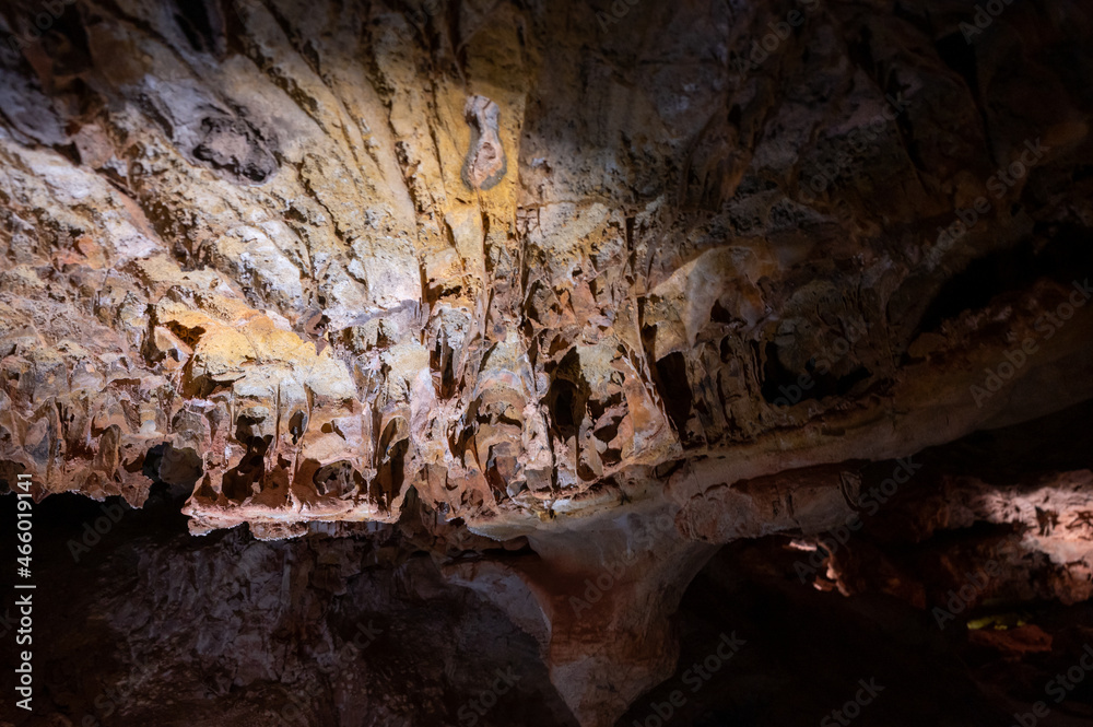 Boxwork formation inside Wind Cave National Park in the Black Hills of South Dakiota