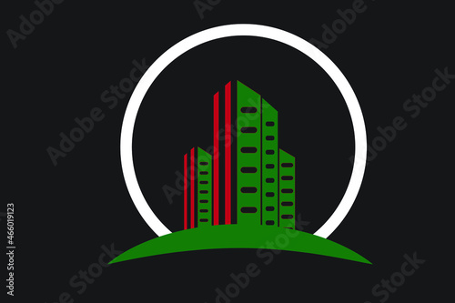 building, house, home, villa, logo, building logo, real estate ,house logo, hm logo , building icon , house icon , home icon , city, city logo, city icon , villa logo, villa icon , vector, industrial,