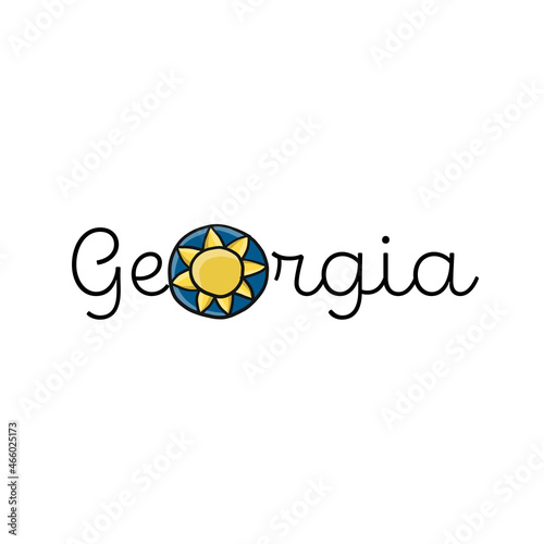 Georgia Country Logo for your design