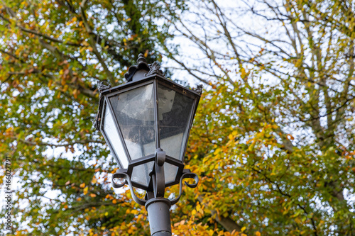 street lamp in the park