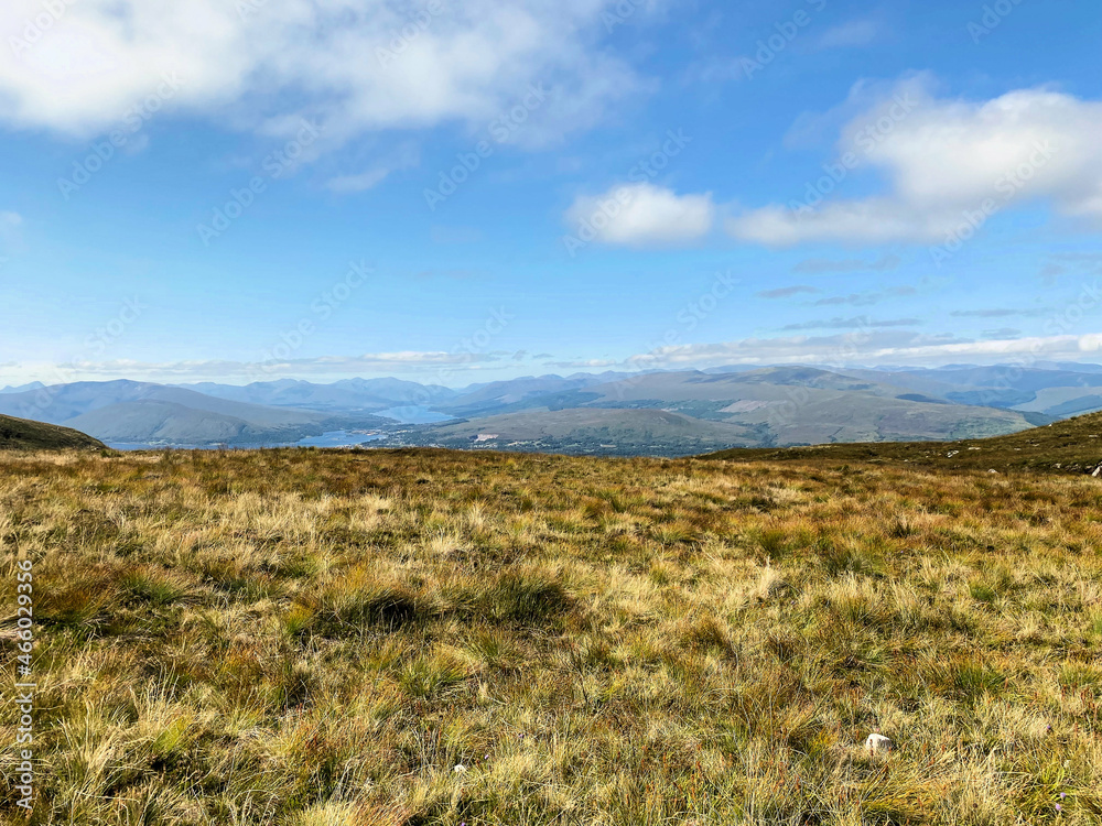 A view of the Scottish Highlands at the Nevis Range A view of the Scottish Highlands at the Nevis Range