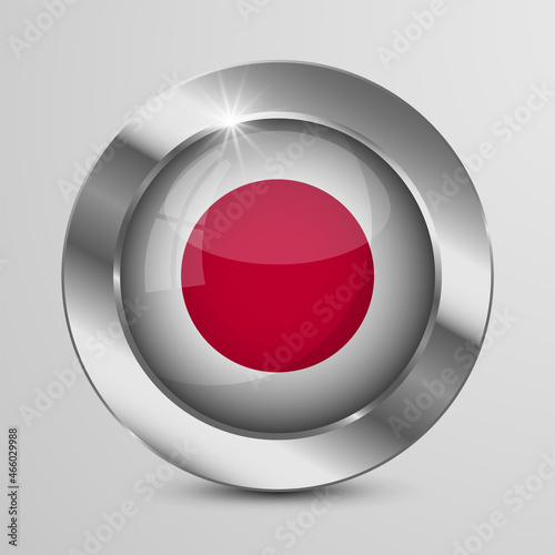 EPS10 Vector Patriotic Button with Japan flag colors. An element of impact for the use you want to make of it. Free Download EPS10 Vector Patriotic Button with Japan flag colors. An element of impact for the use you want to make of it. - GFXLoad
