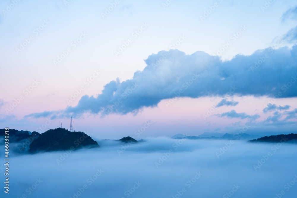 Naklejka premium sea ​​of ​​clouds