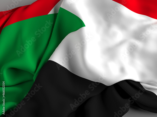 The Sudan flag  Republic of the Sudan