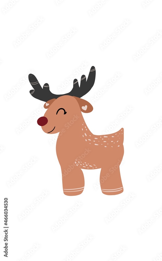 Christmas deer, cute deer, deer for christmas Christmas deer, cute deer, deer for christmas