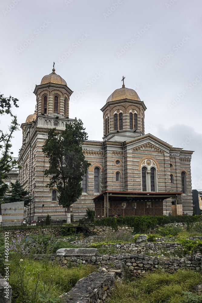 Constanta orthodox Cathedral of Saints Peter and Paul. Cathedral built in Greco-Roman style in 1883-1885. Constanta, Romania. Constanta orthodox Cathedral of Saints Peter and Paul. Cathedral built in Greco-Roman style in 1883-1885. Constanta, Romania.