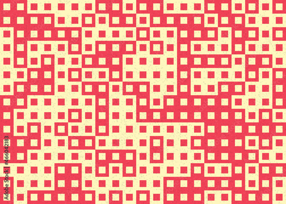 Abstract Geometric Pattern generative computational art illustration