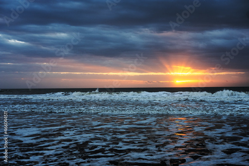 sunrise over the sea