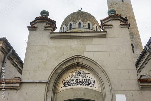 Famous Grand Mosque of Constanta (Marea Moschee din Constanta) known as Carol I Mosque (Moscheea Carol I). Constanta, Romania. photo