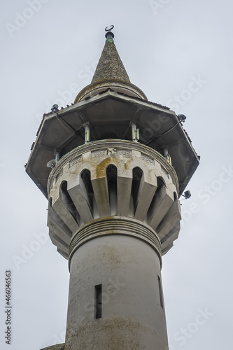 Famous Grand Mosque of Constanta (Marea Moschee din Constanta) known as Carol I Mosque (Moscheea Carol I). Constanta, Romania. photo