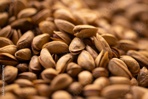 fresh pistachios in the market