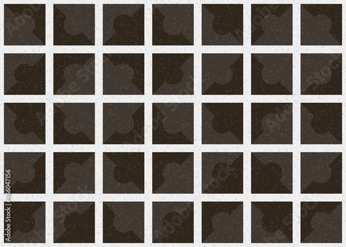 Abstract Geometric Pattern generative computational art illustration