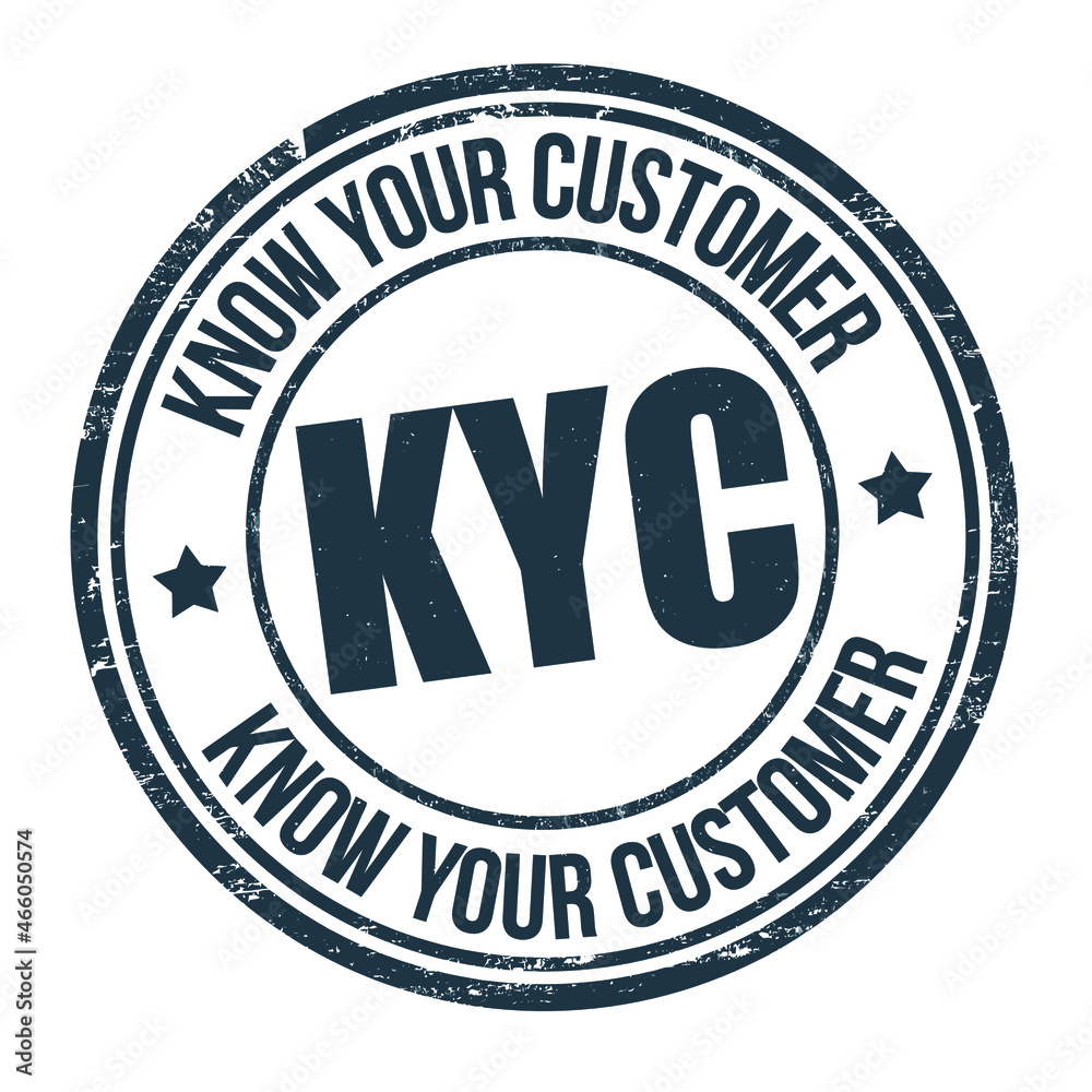 KYC ( Know your customer ) grunge rubber stamp on white background, vector illustration KYC ( Know your customer ) grunge rubber stamp on white background, vector illustration