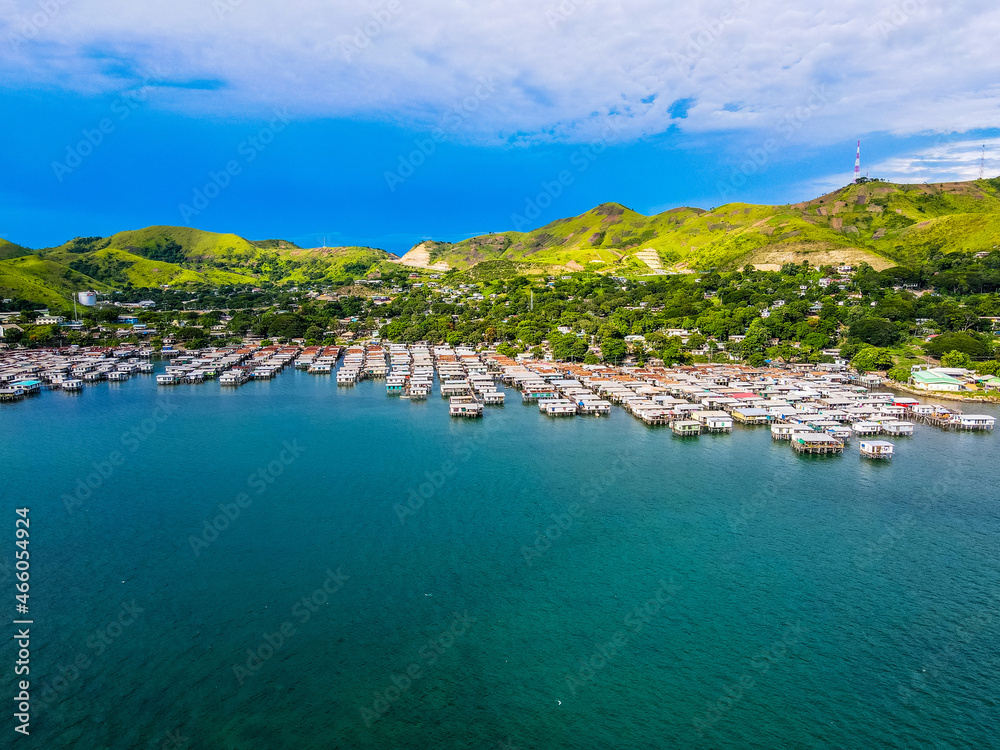 Hanuabada Village on the sea, Port Moresby, Papua New Guinea