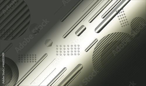 Gradient geometric shape background