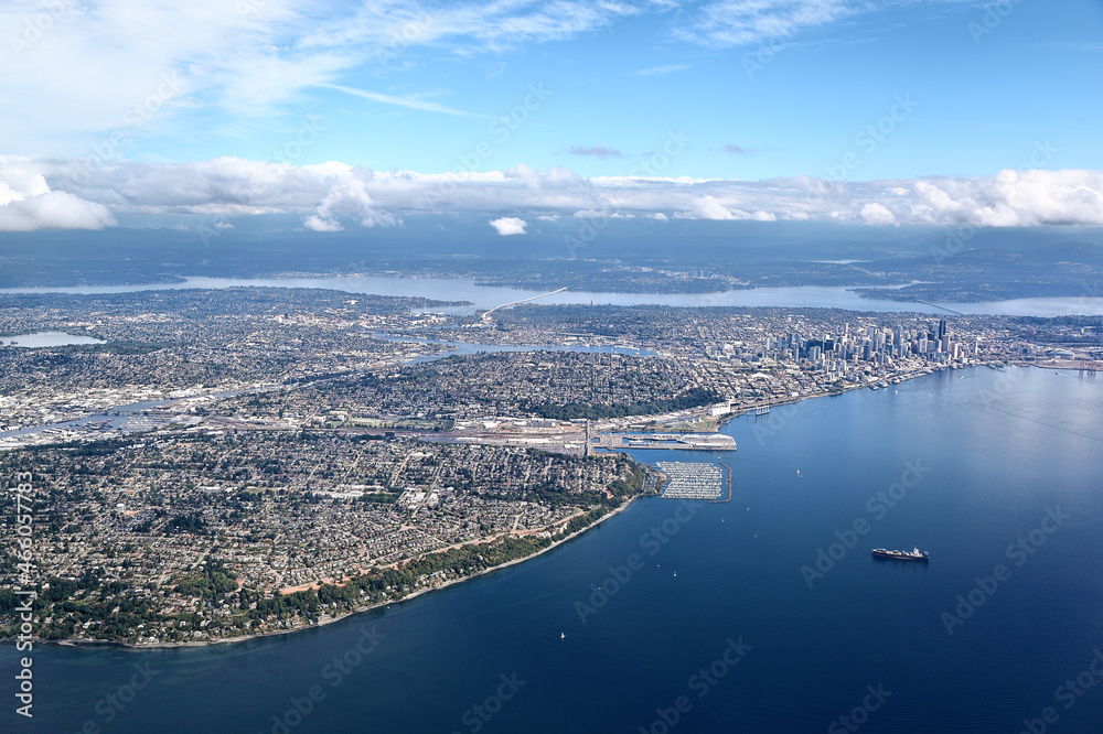 Aerial view of Seattle, Washington