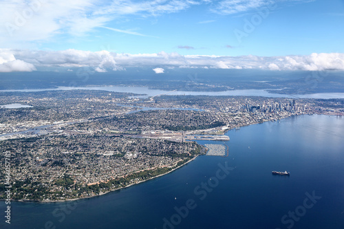 Aerial view of Seattle, Washington