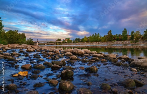 Sunrise Cloudscape Over The Bow River