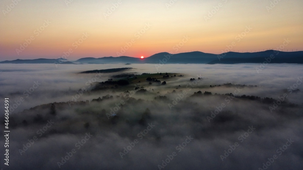 Sunrise over the Picos de Europa Sunrise over the Picos de Europa