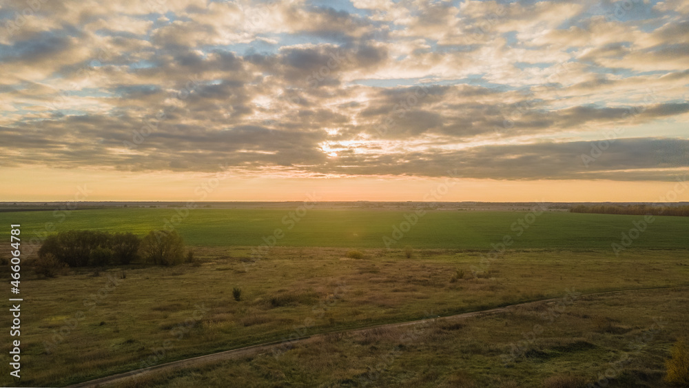 autumn nature of Sursky krai