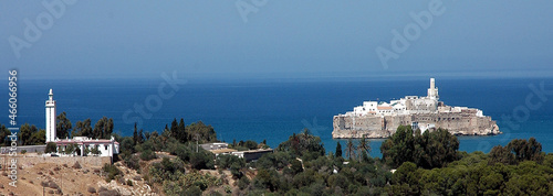The tourist town of Al Hoceima in northern Morocco