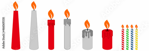 candle icon, candle vector sign symbol