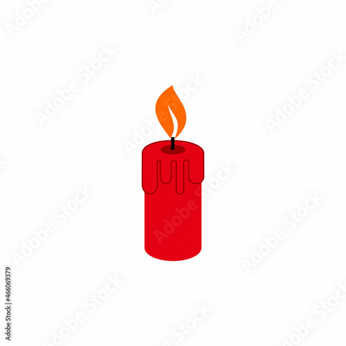 candle icon, candle vector sign symbol