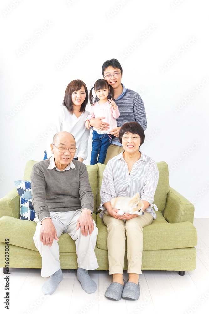 三世代 ファミリー 集合写真イメージ 三世代 ファミリー 集合写真イメージ