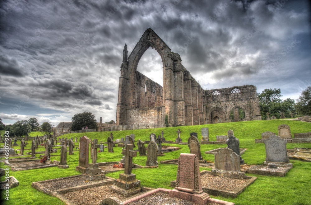 Bolton Abbey Church Ruins West Yorkshire
