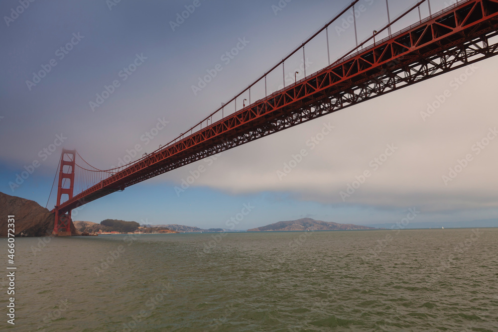 San Francisco Golden Gate Bridge Misty
