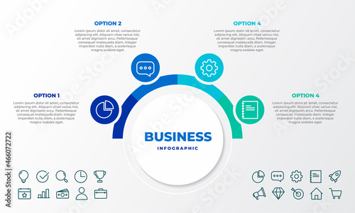 list infographic template design . option infographic template design,business infographic concept for presentations, banner, workflow layout, process diagram, flow chart and how it work 