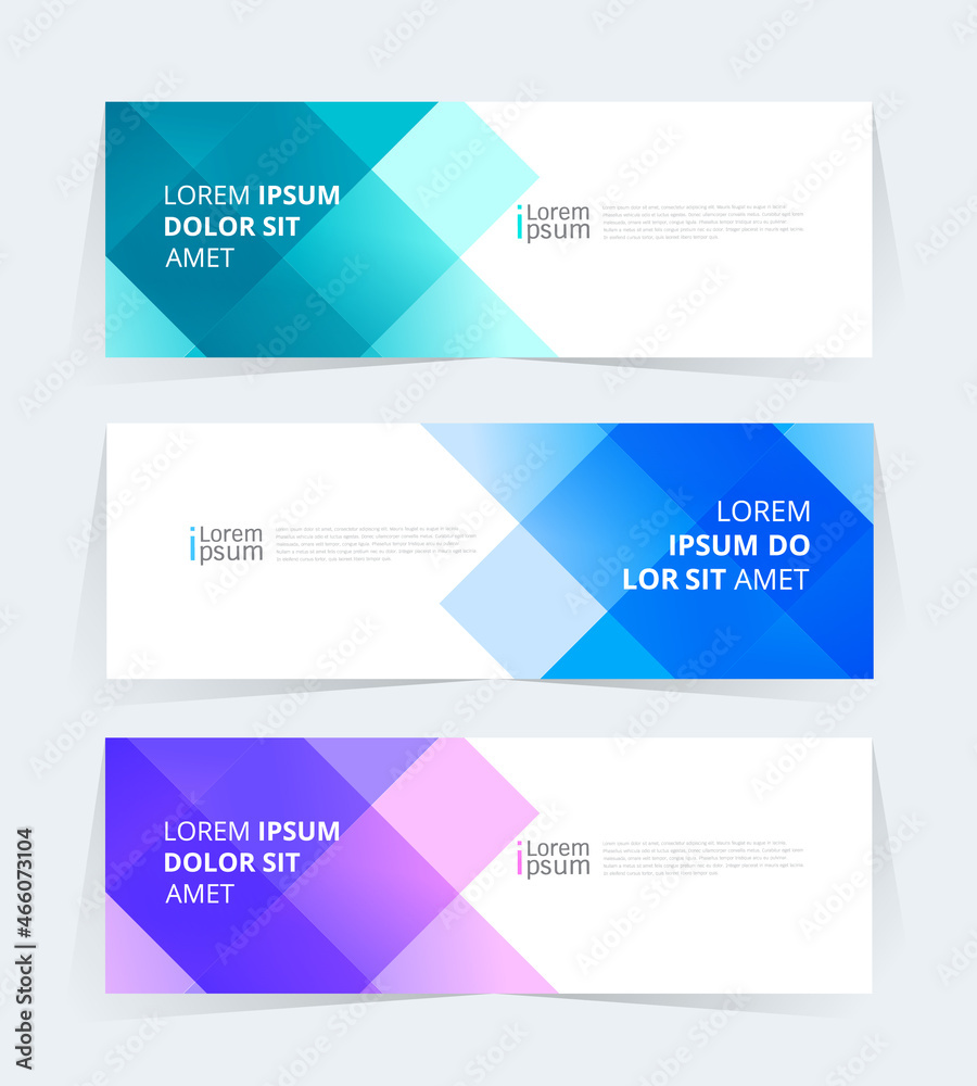 Fototapeta premium Vector abstract graphic design Banner Pattern background template.