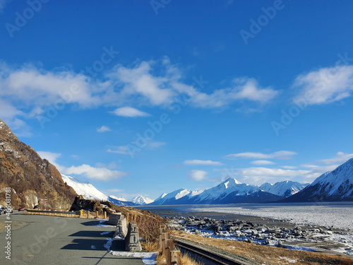 landscape with snow