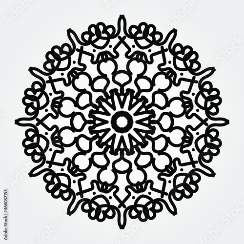 decorative concept abstract mandala illustration. EPS 10