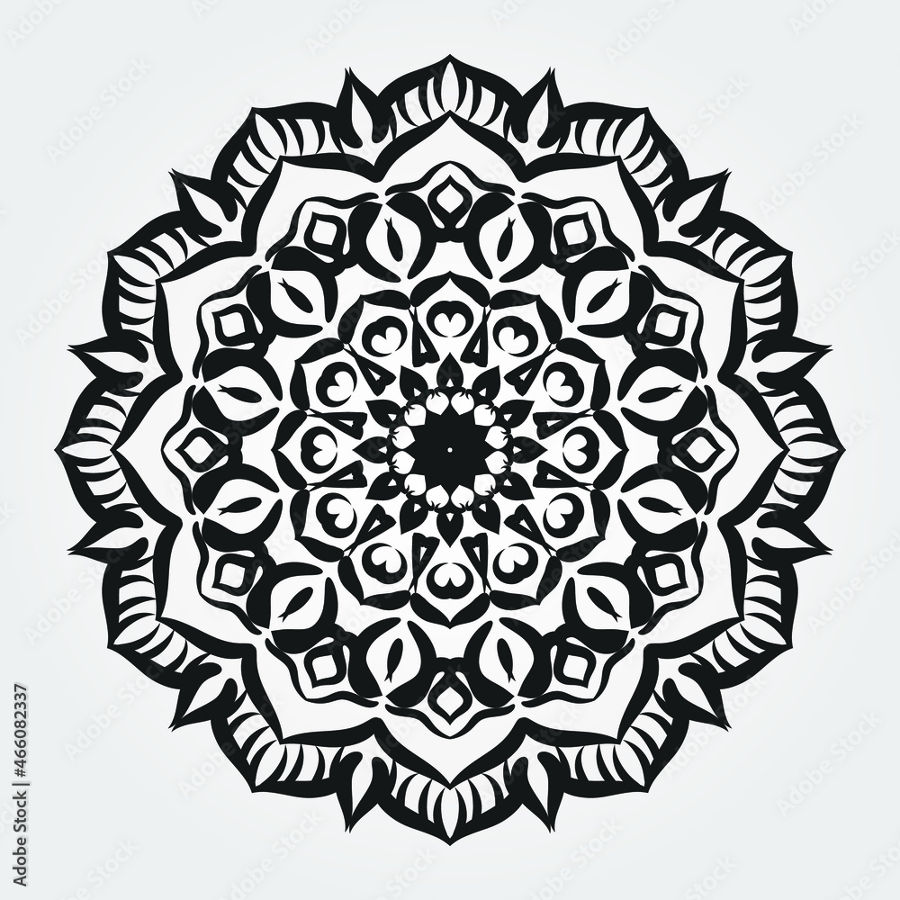 decorative concept abstract mandala illustration. EPS 10