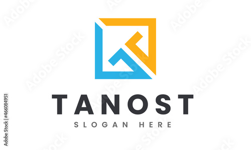 Free Download Tanost T Letter Template - GFXLoad