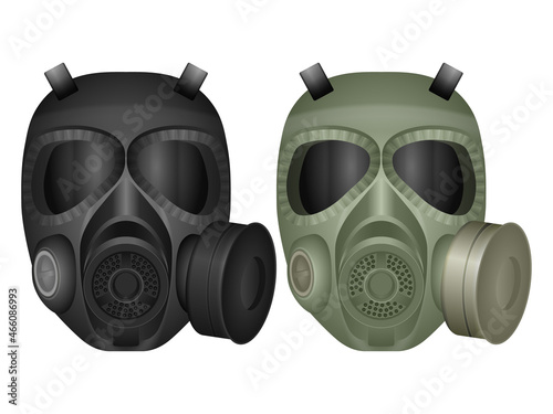 Gas mask set