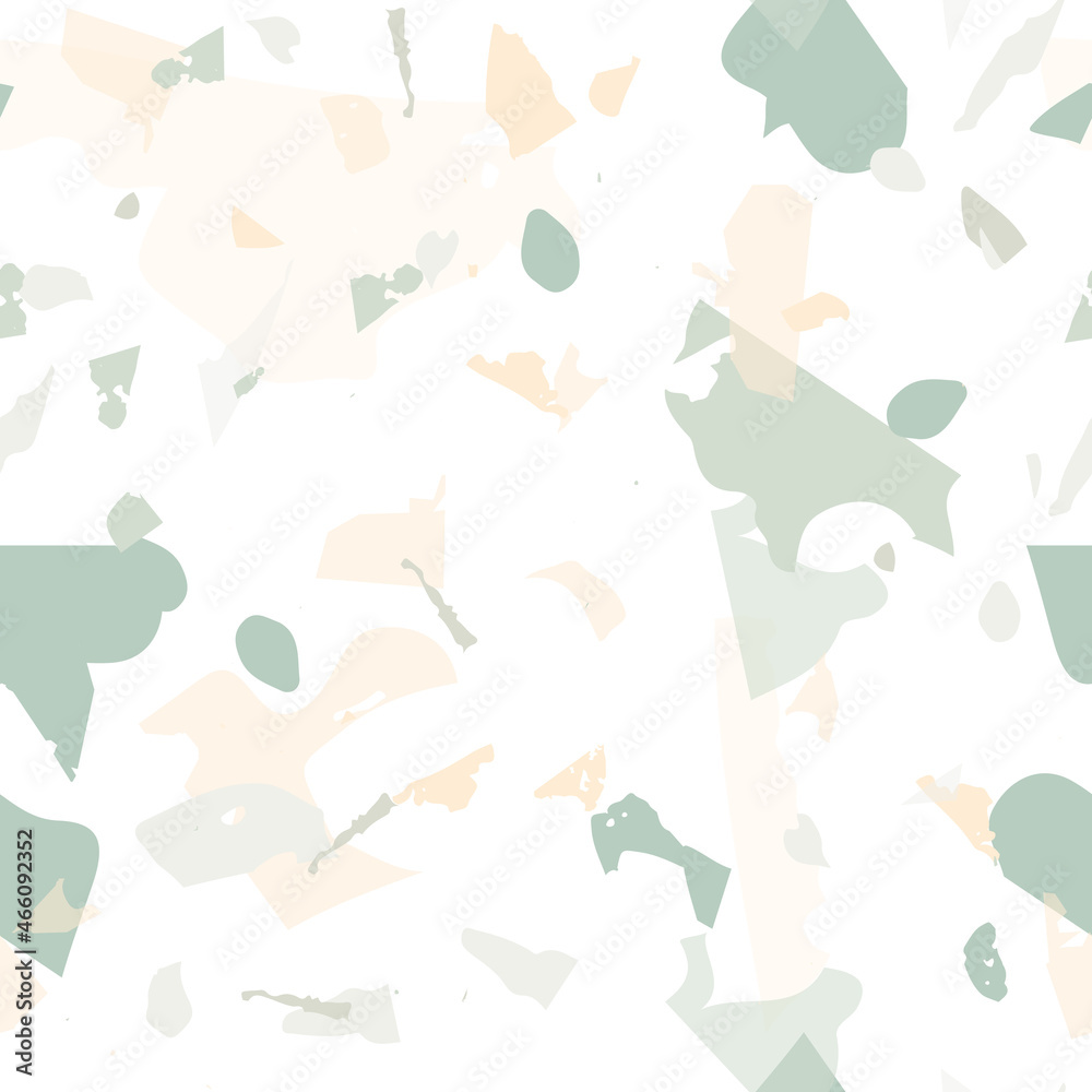 Terrazzo seamless pattern. Earthy  minimalistic