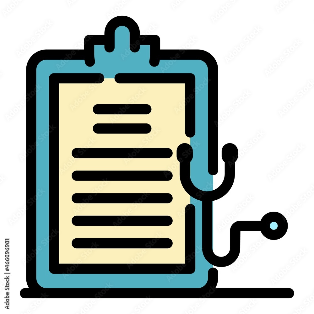 Control personal data icon. Outline control personal data vector icon color flat isolated Control personal data icon. Outline control personal data vector icon color flat isolated